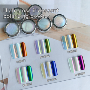 Poudre pigmentée caméléon 40 µm, pigment chromé à effet changeant multi-angles pour ongles, poudre irisée aurore boréale pour n - Product Image 2