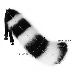 New Style Furry Wolf Fox Long Tail Costume Cosplay Anime Simulation Tail Fox Tail Cosplay