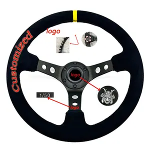 TIYPEOR 320mm 350mm Customizable Embroidery And Logo JDM Racing Modified Steering Wheel