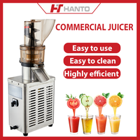 Extracteur de jus à froid haute performance 1200W en acier inoxydable avec grande goulotte d'alimentation, alimentation automatique et moteur robuste