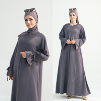 Nouvelle Abaya Ramadan 2026 Premium Nida à Manches Volants et Grand Ourlet pour Femme – Vêtement Islamique Modeste – Robe Musulmane pour Femme