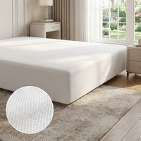 Tissu respirant anti-boulochage en maille 3D ajourée effet œil d'oiseau pour matelas et literie
