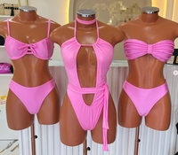 Ensemble de bikinis brésiliens sur mesure de haute qualité, collection de maillots de bain sexy, maillots de bain deux pièces pour femmes