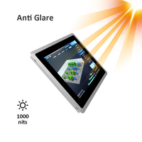 Panneau d'écran tactile BIS 10 12 15 17 19 21.5 pouces Win10 ou Android OS intégré Ip65 panneau industriel à montage mural étanche Pc