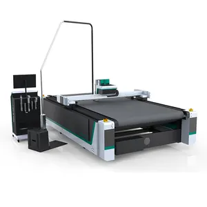 Vaste Cnc Digitale Oscillerende V Mes Vouwen Maken Board Kartonnen Doos Maken Snijmachine Voor Opblaasbaar Product