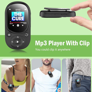 Mini lecteur <span class=keywords><strong>MP3</strong></span> sportif à clipser pour le sport, en plastique, portable, pour la course à pied, la salle de sport, lecteur audio numérique HiFi, OEM - Product Image 5
