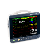 Moniteur de signes vitaux portable pour animaux de compagnie, écran tactile de 12 pouces, de bonne qualité, pour hôpital, vétérinaire, soins intensifs, moniteur multiparamètres pour animaux de compagnie