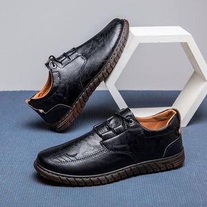 Zapatos Oxford de Vestir para Hombre de Alta Calidad, Estilo Derby, Formales, de Cuero, con Cordones, Punta Cuadrada, Casuales de Negocios - Product Image 4