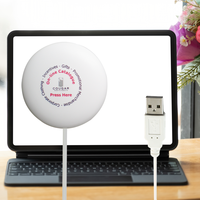 Clé USB Web personnalisable WK006 avec logo, pour entreprise, avec bouton poussoir facile et programmable
