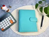 Portefeuille classeur A5 A6 A7 avec feuilles mobiles, organiseur à 6 anneaux pour carnet de budget