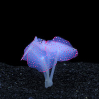 Fleurs de corail artificielles plantes d'aquarium corail de silicone pour la décoration de paysage de réservoir de poissons d'animal familier accessoires d'aquarium