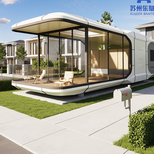 Contenedor de Envío Prefabricado de 40 pies, Casa Modular Ecológica, Oficina, Escuela, Apartamento, Edificios para Parques, Paneles Sándwich, Taller - Product Image 1