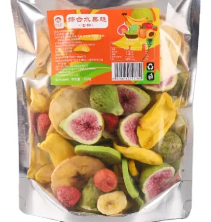 GT 7 kinds of bulk mix snack mixed dried fruit slices food freeze dried fruit