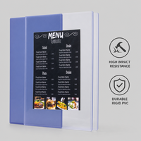 Support de chargement supérieur en PVC 8,5 x 14 pour documents légaux/impression avec logo personnalisé sérigraphié/imprimé au laser pour cartes de visite