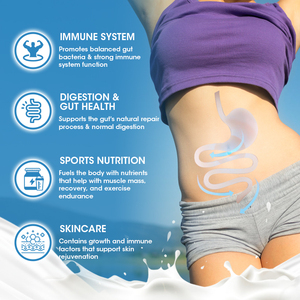 Beworths 50g <span class=keywords><strong>IgG</strong></span> 40% poudre de colostrum bovin pur hautement concentrée pour la santé intestinale et musculaire - Product Image 6