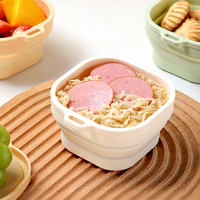 Boîte à lunch en silicone personnalisée en gros, réutilisable, OEM, pour adultes et enfants, boîte à lunch en silicone, boîte à lunch de cuisine, boîte à lunch pour le camping