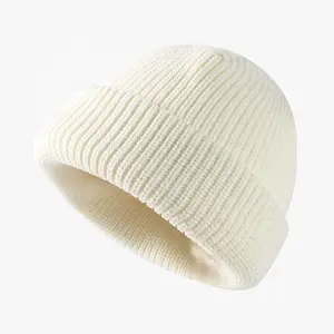 Student European And American Woolen Hat For Women's Outdoor Warmth Without Eaves Cold Hat