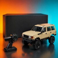 Voiture télécommandée tout-terrain RC Rock Crawler SUV 4x4 avec barre de toit et snorkel, homologuée EN71 CE, pour adultes