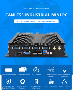 Mini PC industrial fanless Intel I3 <span class=keywords><strong>I5</strong></span> I7 5300U DDR3L <span class=keywords><strong>DDR4</strong></span> <span class=keywords><strong>8GB</strong></span> 2LAN 6 RS232 RS485 COM MSATA HD-MI VGA Linux do elevado desempenho - Product Image 5