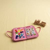Erken Eğitim Montessori Etkinlik Kitabı Sessiz Kitap Keçe Bebek Duyusal Yeniden Kullanılabilir Sihirli Etiket Kitabı Aktivite Çocuk Oyuncakları Hediyeleri Yürümeye Başlayan Çocuklar