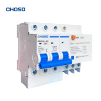 6A-63A 380V/415V cuivre plastique Mini disjoncteur usage industriel moteur protecteur Protection contre les fuites perte de Phase 6kA rupture