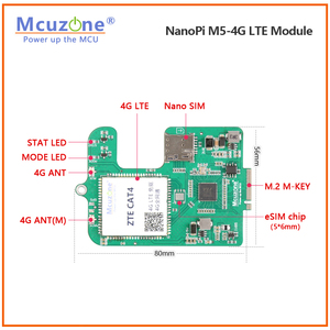 Módulo NanoPi M5 4G LTE, Plug and Play, Sin Necesidad de Controladores, Compatible con Ubuntu Debian ZTE CAT4 NL668 EAU NL668 AM - Product Image 2