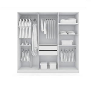 Armoire de chambre à coucher contemporaine et moderne, autoportante, pour chambre à coucher - Product Image 3