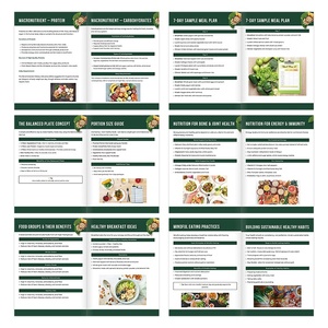 Nuevo Libro Guía de Salud y Nutrición, Papel Recubierto A4, Libro de Regalo - Product Image 5