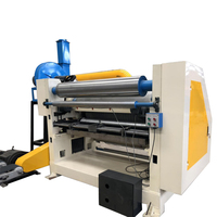 Máquina corrugada caja de cartón máquinas semiautomáticas línea de producción de cartón corrugado de una cara