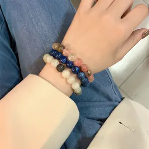 CLBX top selling products 2023 Wholesale Custom Women's Healing Natural Stone Gemstone Bead Bracelet Yiwu market agent