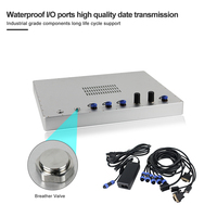 PC industriel automatique étanche 19 pouces I5-6200U IP67 IP66 Windows 10 8 7 Linux Ubuntu Ordinateur intégré à écran tactile résistif