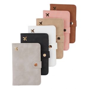 Custom Design Printed PU Leather Card Holder Traveler's <b>Passport</b> Wallet and <b>Cover</b> - Product Image 1