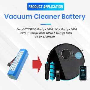 CECOTEC Conga 8090 울트라용 진공 청소기 배터리, Conga 9090 Ai, 84815, P1904-4S2P-MM SWLPB 6700mAh / 96.48Wh - Product Image 4