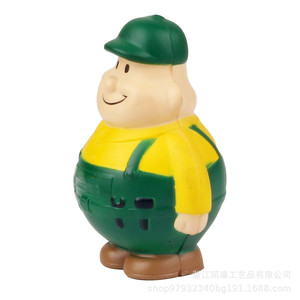 Cartoon Fat Man Pu Foam High <b>Rebound</b> Toy Fidget Toy For 2 To 4 Years Unisex - Product Image 2