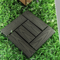 Revêtement de terrasse composite DIY en WPC co-extrudé, recyclable, pour hôtel, cour, extérieur