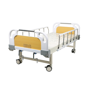 Tête de <span class=keywords><strong>lit</strong></span> en composite à double manivelle couleur grain de bois pour <span class=keywords><strong>lit</strong></span> médical manuel - Product Image 2
