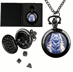 2024 การออกแบบใหม่ลูกเต๋า DND พร้อมลูกเต๋ากล่องพร้อมเกม RPG มังกร/หมาป่า - Product Image 4