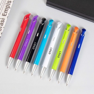 Stylo bille en plastique personnalisé avec une largeur d'écriture de 1,0 mm, cadeau promotionnel, stylo à encre personnalisé avec impression de logo - Product Image 1