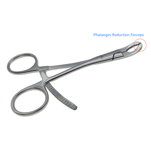 Pinzas <span class=keywords><strong>de</strong></span> reducción <span class=keywords><strong>de</strong></span> falanges dentadas <span class=keywords><strong>de</strong></span> acero inoxidable, pinzas <span class=keywords><strong>de</strong></span> sujeción <span class=keywords><strong>de</strong></span> huesos tipo garra <span class=keywords><strong>de</strong></span> cangrejo, instrumentos veterinarios <span class=keywords><strong>de</strong></span> ortopedia - Product Image 1