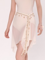 Jupe en tulle double usage pour adulte, cache-hanches triangulaire pour femme, idéal pour la danse, la scène et l'entraînement