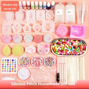 Kit de jouets anti-stress en silicone DIY unisexe, forme de boule, patte de chat, fait main, pour adolescents et adultes - Product Image 2