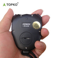 TOPKO Timer Stopwatch Digital portabel, pewaktu balap Digital multifungsi Populer