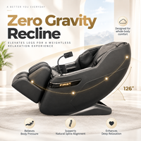 Fauteuil de massage Shiatsu 8D haut de gamme avec écran tactile SL Track pour salon professionnel, fauteuil inclinable de bien-être, canapé de relaxation pour le corps entier