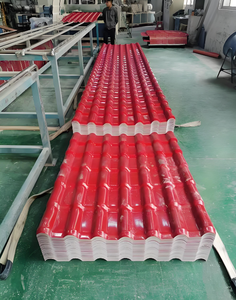 Tuiles de toiture ondulées en <span class=keywords><strong>PVC</strong></span> ASA modernes et traditionnelles, ignifuges, coupe-vent et imperméables, couleurs personnalisées pour hôtels, parcs, villas - Product Image 2