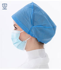 Capuchon chirurgical PPE Chapeau de protection jetable PP Tissu non tissé pour médecin hospitalier avec couvre-chef élastique - Product Image 4