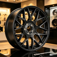 Rines Negros de Aleación de Aluminio Forjado de 20 Pulgadas ET35 5x108 CB73.1 para Volvo XC60 XC90 Ford Edge Peugeot 5008 Jaguar XF