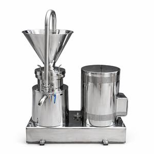 Machine à fabriquer la mayonnaise et le beurre de cacahuète, broyeur à balle JMF 120 SS316 pour viande de poulet, os, peau de poisson, peau de porc crue - Product Image 4