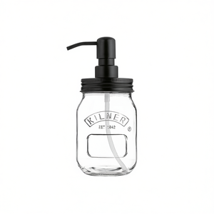 Distributeur de savon Kilner en verre style bocal Mason avec pompe 12 oz pour salle de bain et cuisine - Product Image 2