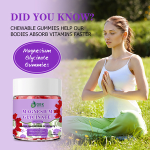 Gummies de glycinate de magnésium chaudes : Soutien immunitaire, équilibre complet, soulagement du stress, et bien-être musculaire, articulaire, osseux et du sommeil - Product Image 4