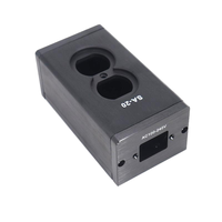 OEM US Type Jacks Prise électrique Boîtier électrique personnalisé Profilés en acier inoxydable Service d'usinage CNC pour boîtier d'amplificateur